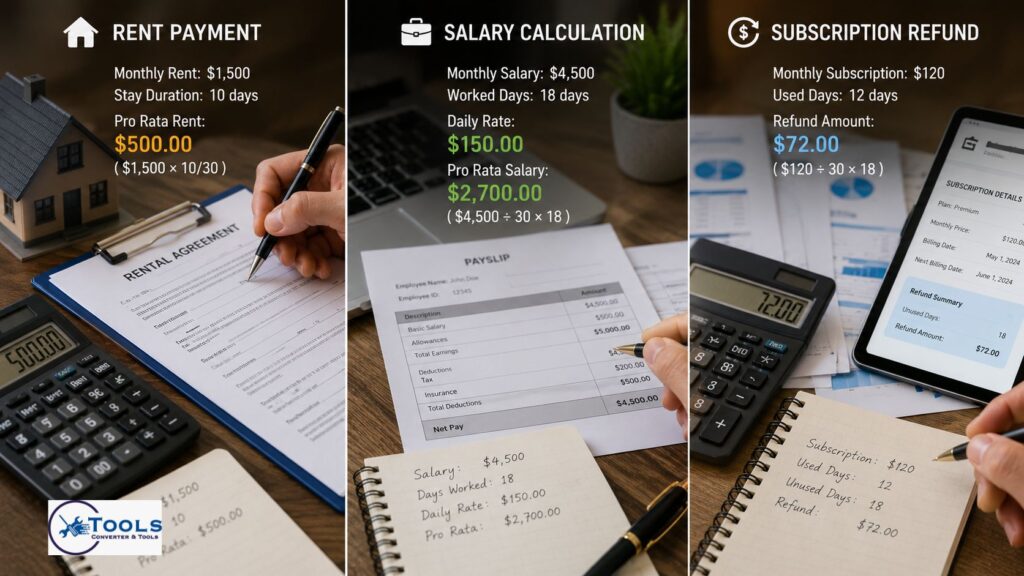 pro rata calculator