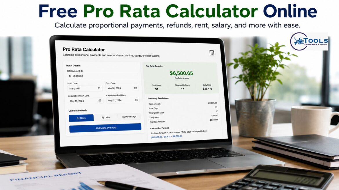 pro rata calculator