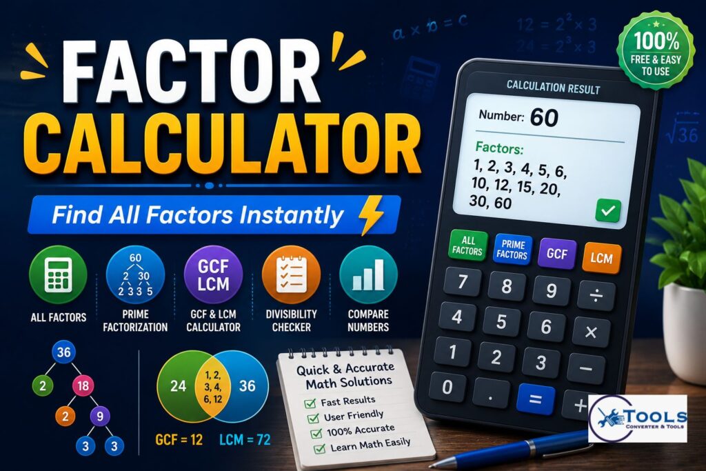 factor calculator