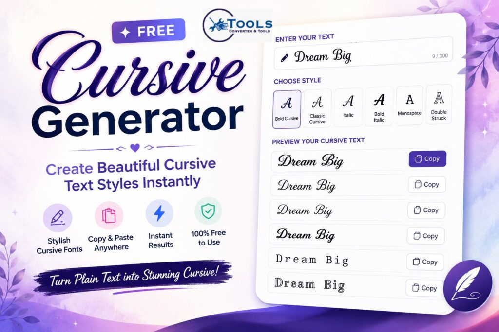 cursive generator