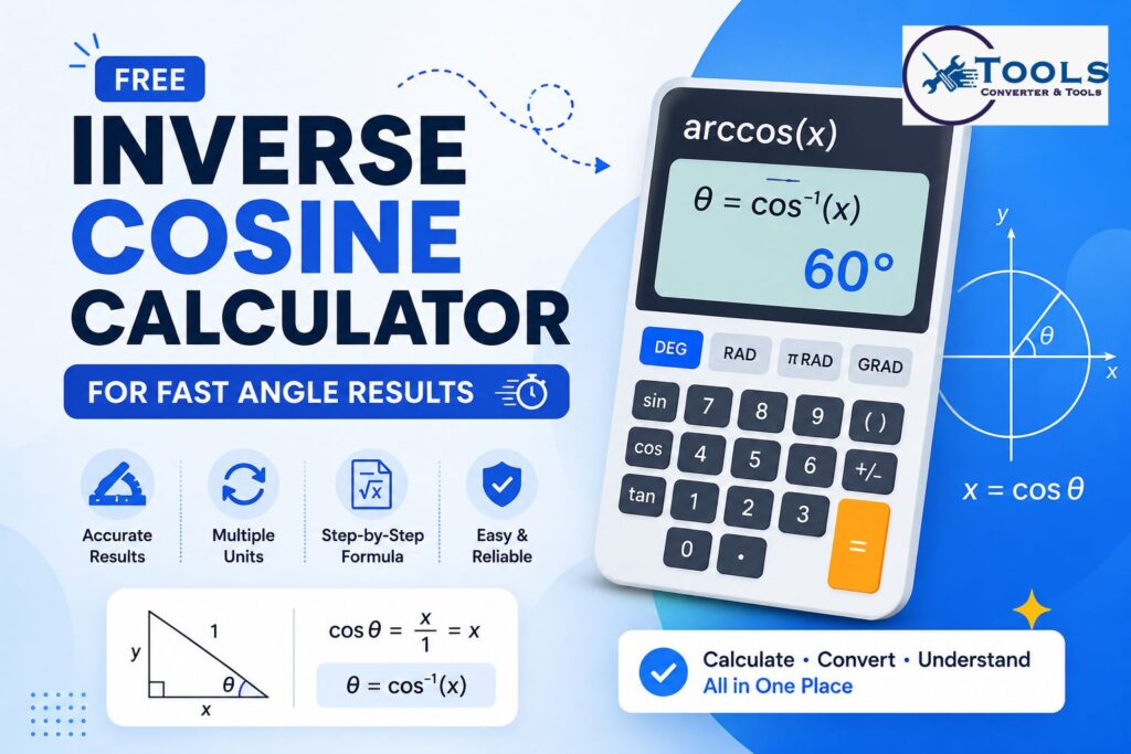 inverse cosine calculator