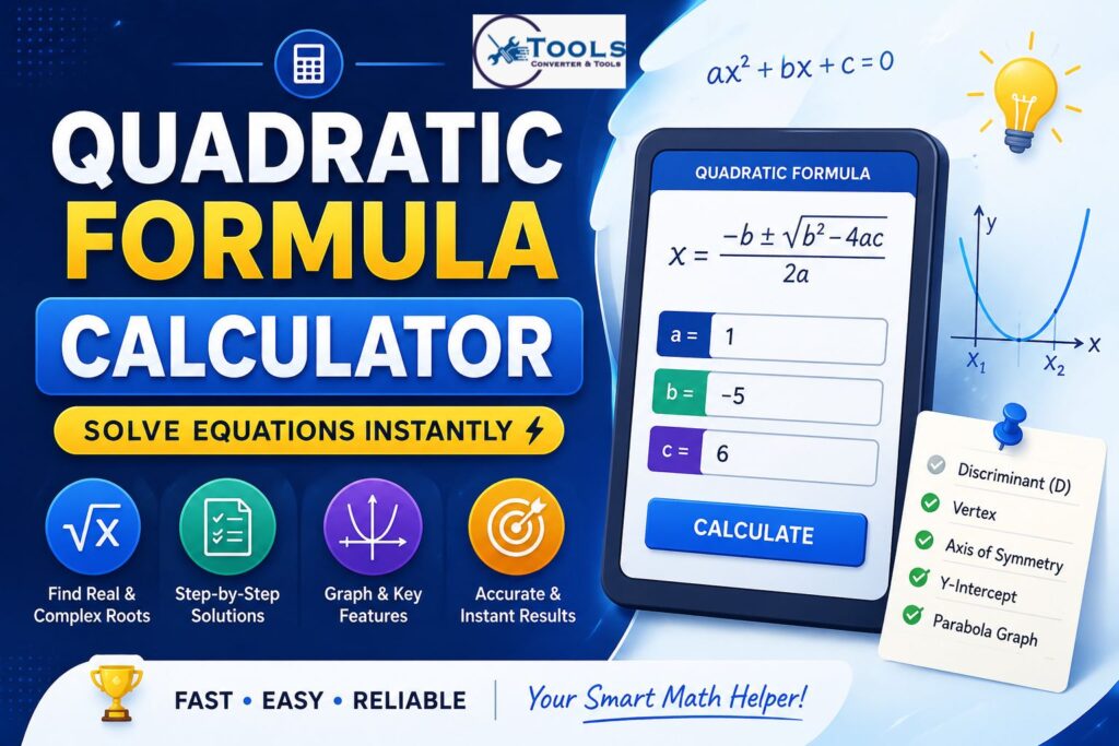 quadratic formula calculator